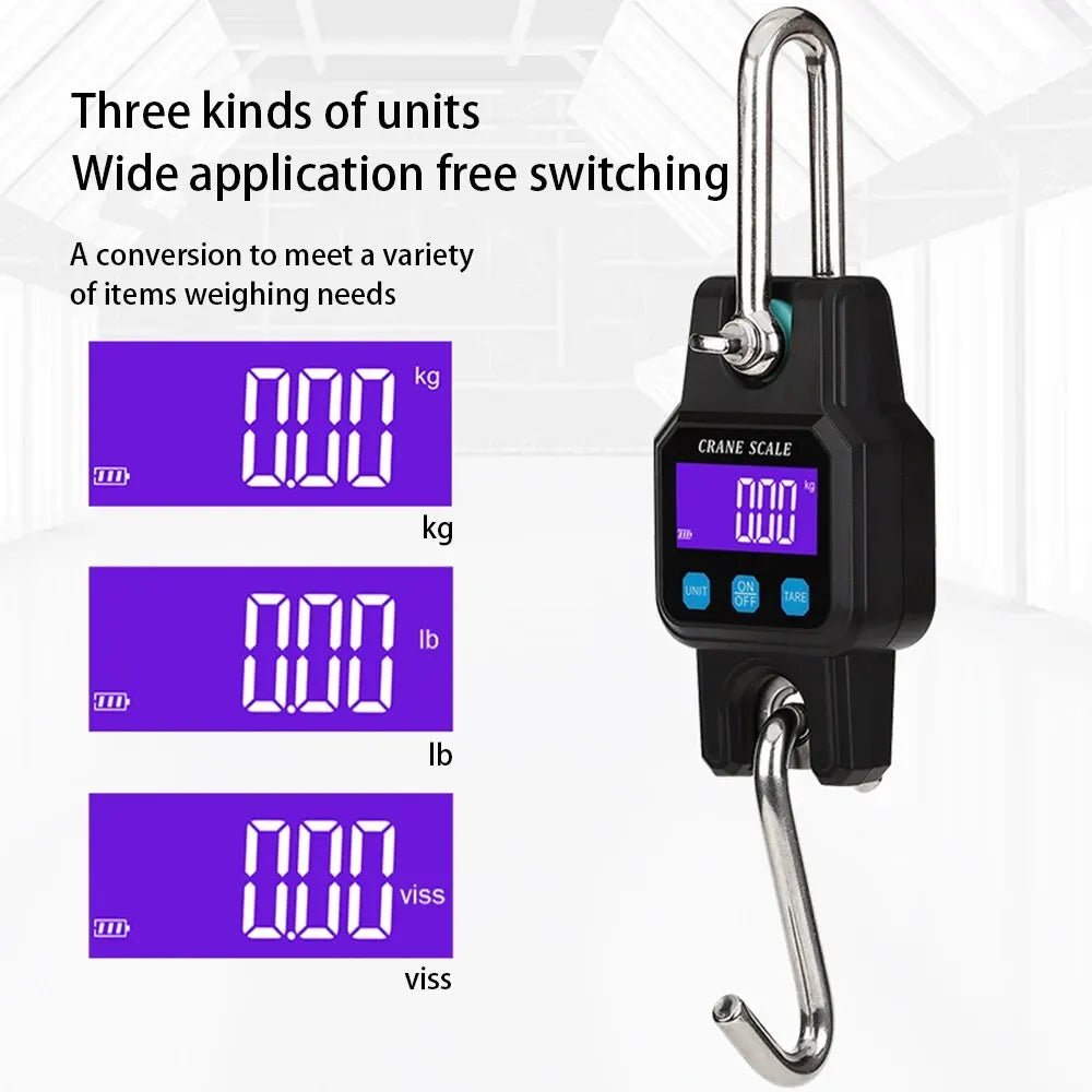 WeiHeng C06 Portable Electronic Hook Scale &ndash; Bluetooth
