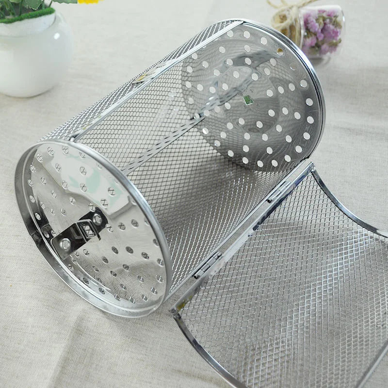 Stainless Steel Rotating Grill Cage &ndash; Easy to Clean and Heat Resistant