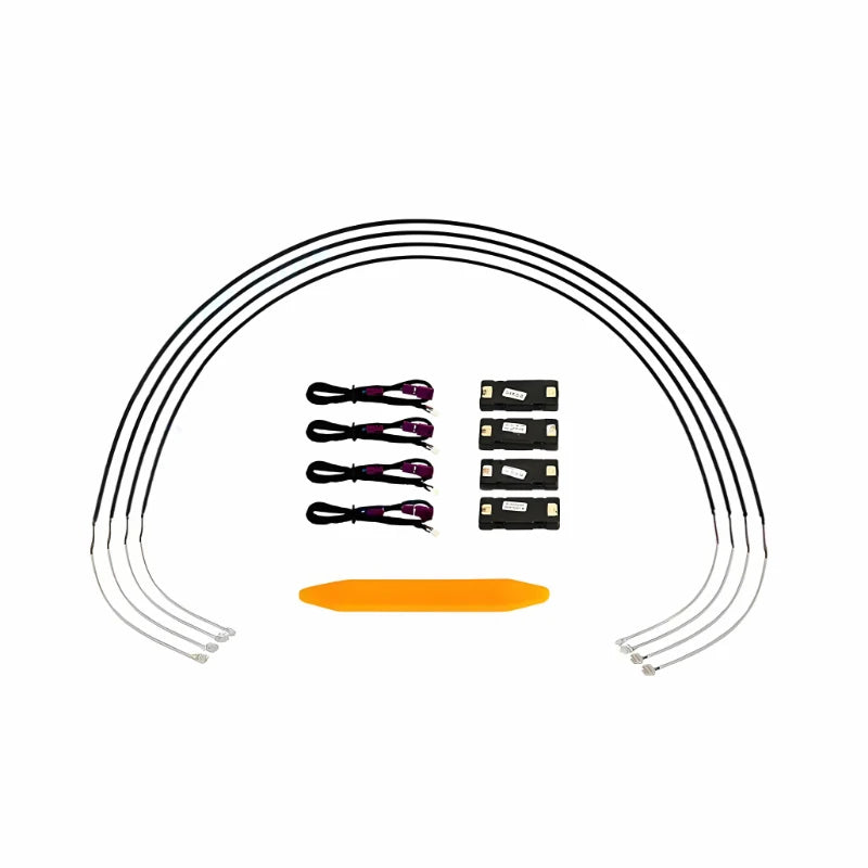 BMW LED Ambientljus för 3-serien i3 X5 X6 X7, 4 dörrars interiörer, 11 färger