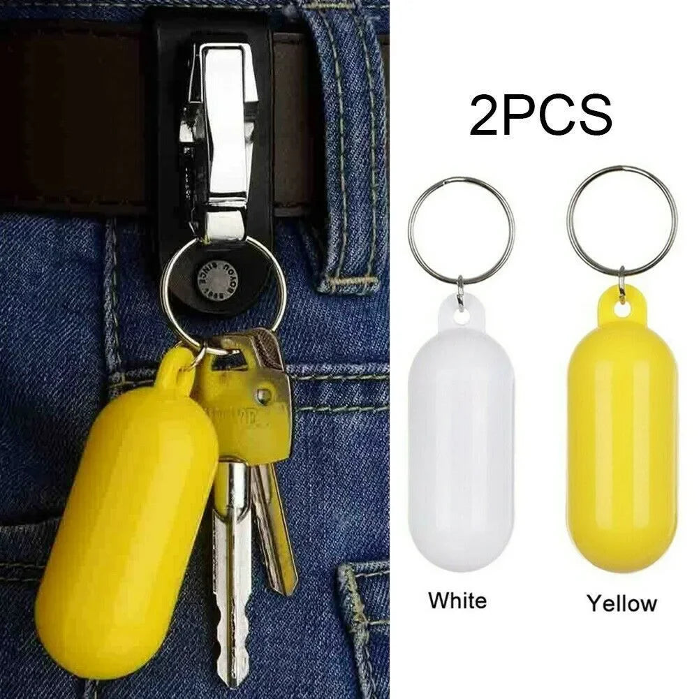 Floating Keyring - 2pcs Buoyant Keychain for Marine &amp; Outdoor Activities