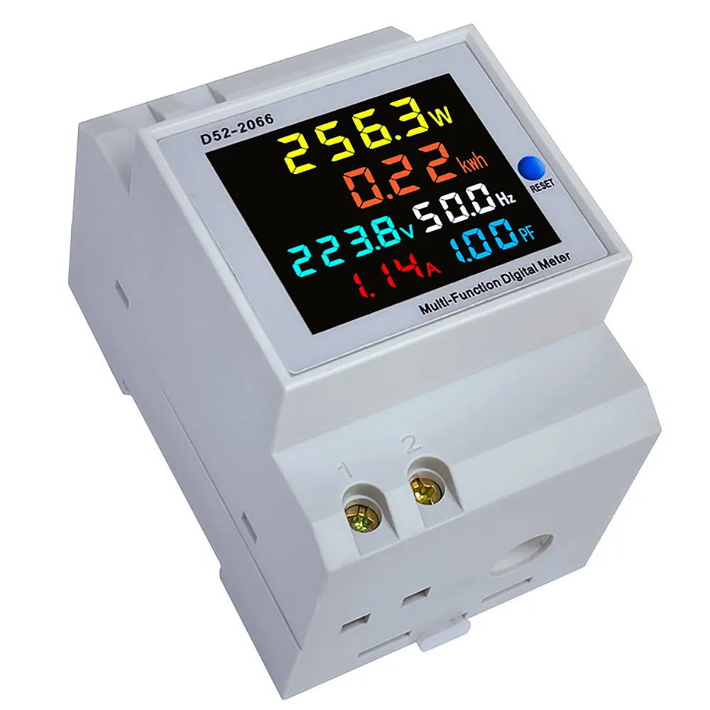 6IN1 Din Rail AC Monitor &ndash; Multi-Voltage Measurement Capability