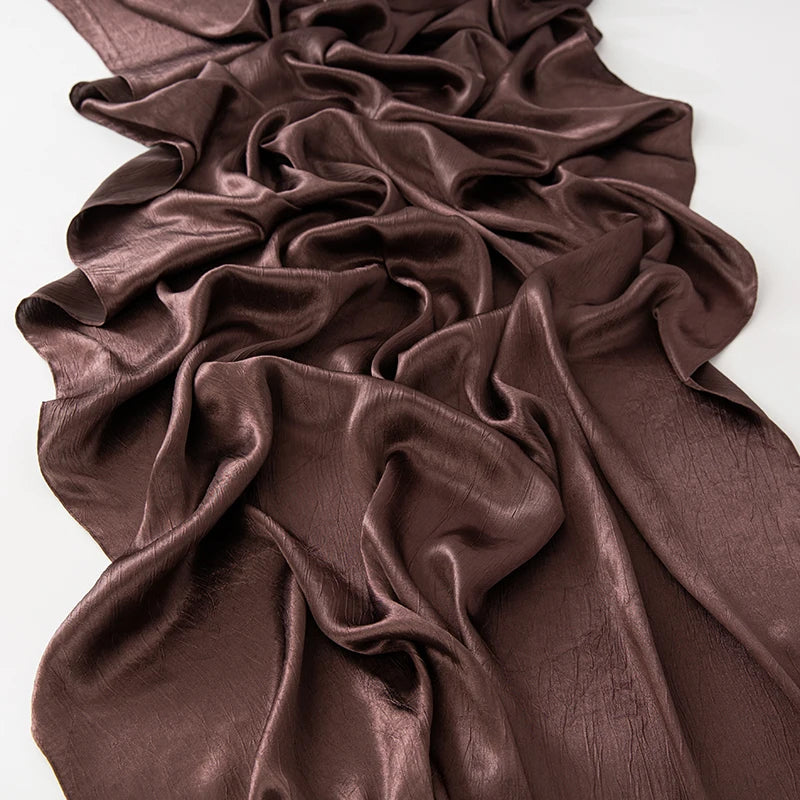 Women Plain Silk Satin Hijab Scarf &ndash; Effortless Elegance and Comfort 6