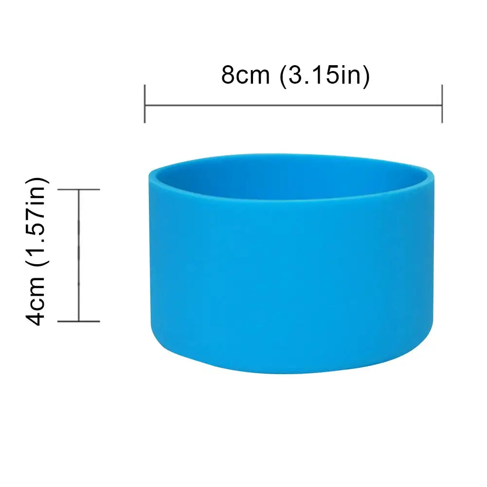 Silicone Boot Sleeve For 20oz 30oz 40oz Water Bottles Light Blue