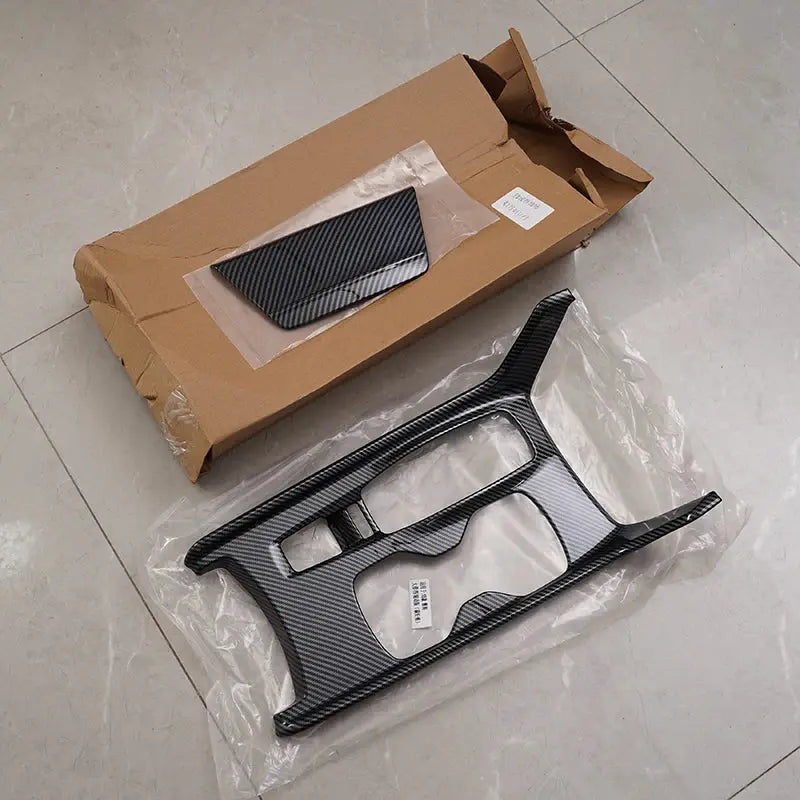 Carbon Fiber Finish ABS Console Trim for Honda Accord 2018-2022 by InterCyprus Trading Ltd