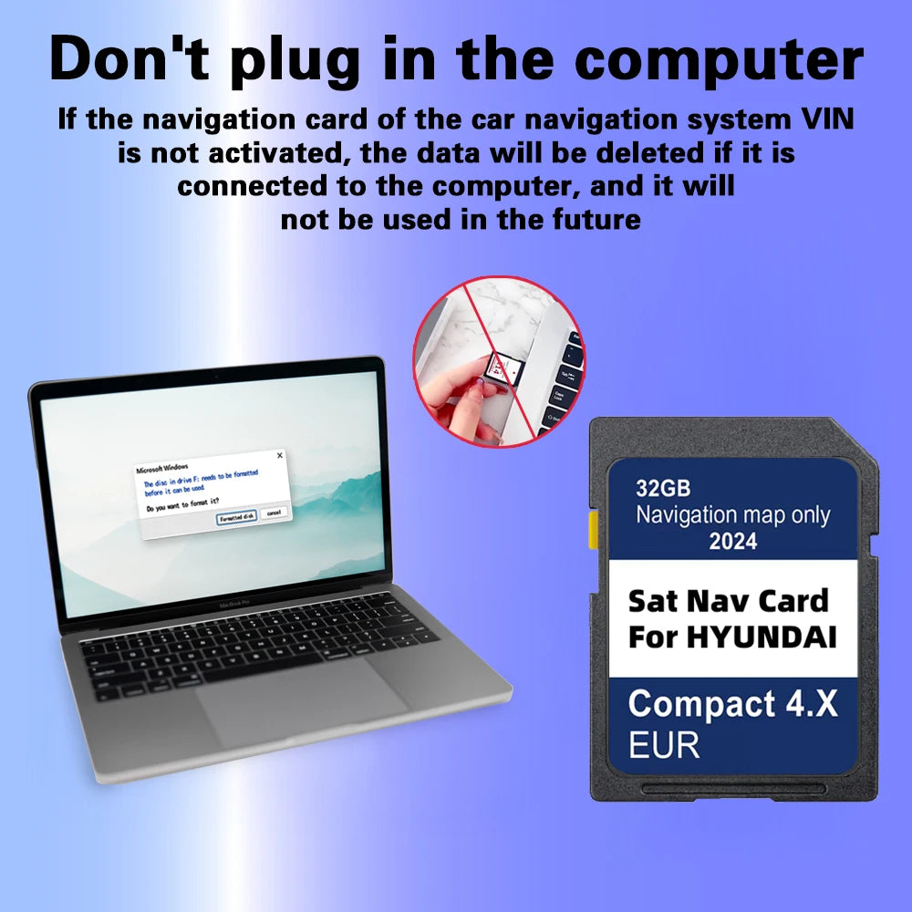 GEN4 Europe Map SD Card 2024 Compact &ndash; Hyundai H350 I40