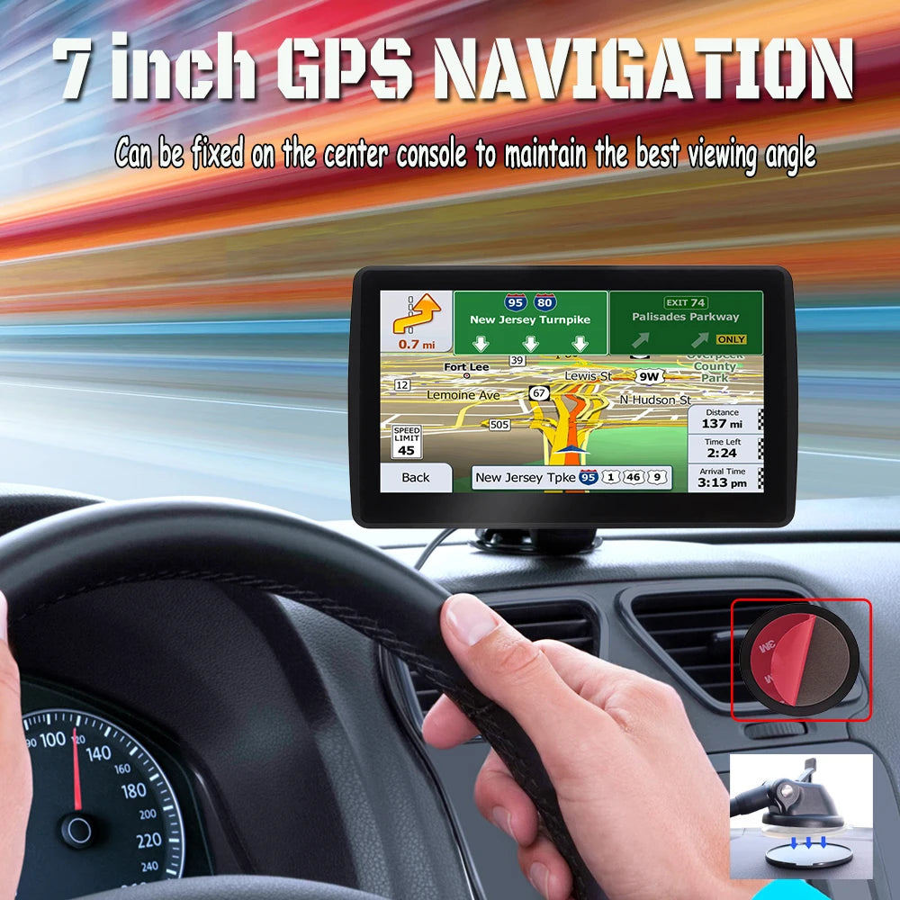 WEEKJOOY 7 Inch GPS Navigation &ndash; Free Map Updates for Europe and North America