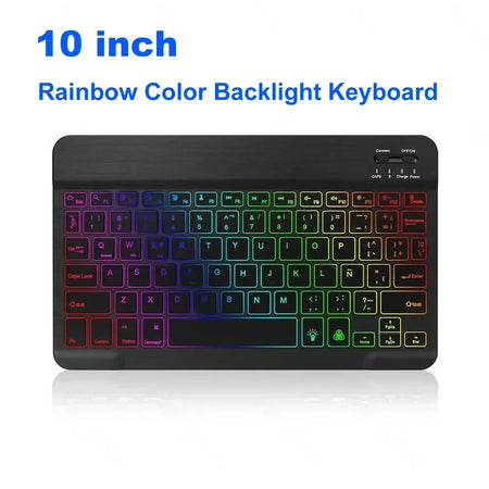 RGB Bluetooth Wireless Keyboard Mini Backlit &ndash; Rechargeable Colorful Backlit / CHINA