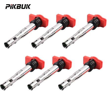 Set of 6 Ignition Coils for VW Touareg V6 Audi A7 A8 A4 A5 A6 Q5 Q7 by InterCyprus Trading Ltd