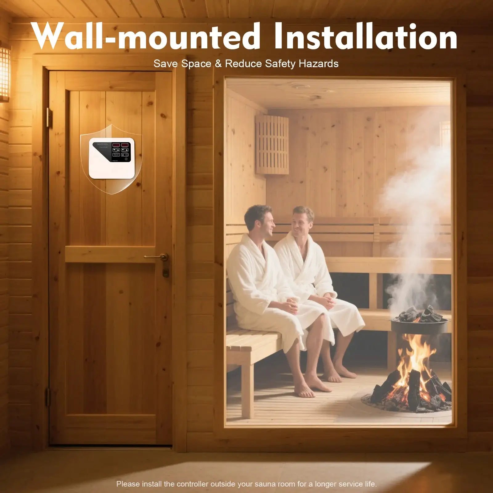 3-9KW Sauna Heater Controller 220-240V &ndash; Digital Thermostat