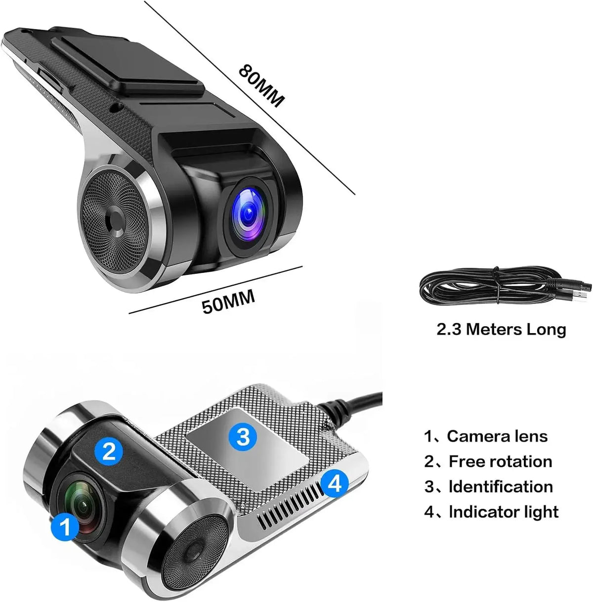 Full HD Dash Cam Android Player With ADAS LDWS Voice Alarm Recording by InterCyprus Trading Ltd