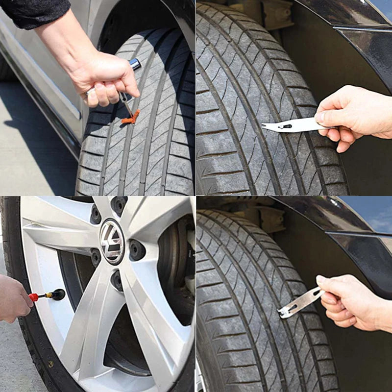 New Car Tire Repair Tool Kit &ndash; Quick Puncture Fix For Cars