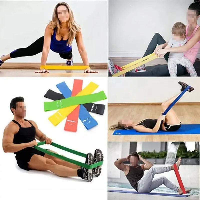 Various Color Yoga Resistance Bands for Home Fitness &amp; Strength Training