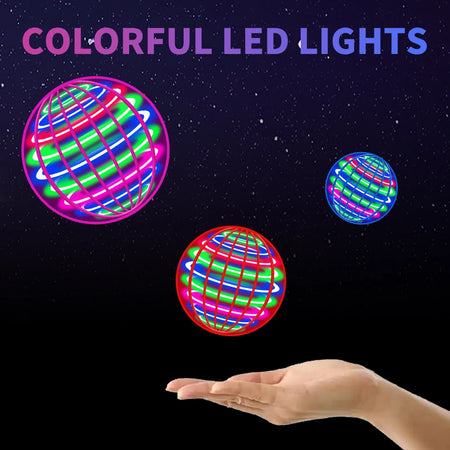 Flying Ball Spinner Toy &ndash; 360 Degree Rotating LED Fun