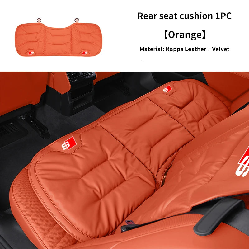 Premium Soft Seat Covers for Audi Models - A3, A4, A6, A5, Q5, A1, Q7, Q3, TT, S1, SQ5, RSQ3 - Protect &amp; Enhance Your Interior 1pc 4