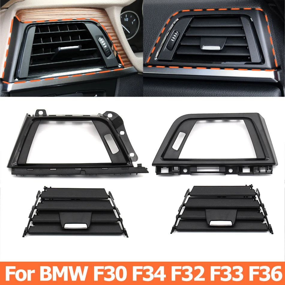 Coperture griglia bocchetta per BMW Serie 3/4 anteriore sinistra e destra LHD 2013-2019 in PC ABS plastica durevole