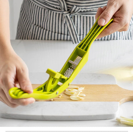 Garlic Press Slicer 2 In 1 &ndash; Eco-Friendly Kitchen Gadget