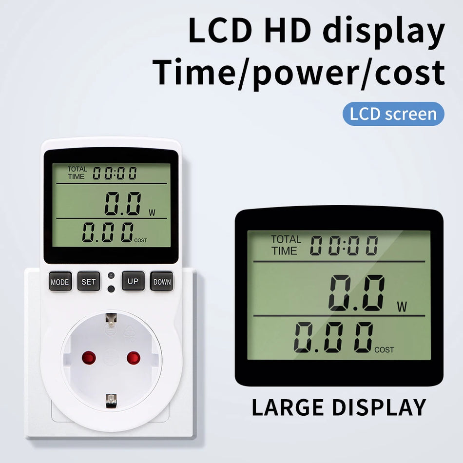 V060 Digital Power Meter Socket &ndash; Energy Monitoring