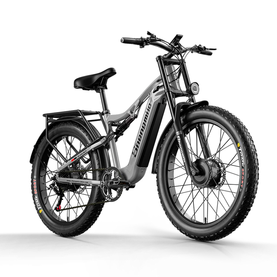 Shengmilo S600 Ηλεκτρικό Ποδήλατο με Διπλό Μοτέρ Παχύ Λάστιχο 2000W