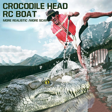 Crocodile RC Boat 2.4G - Waterproof Remote Control Fun
