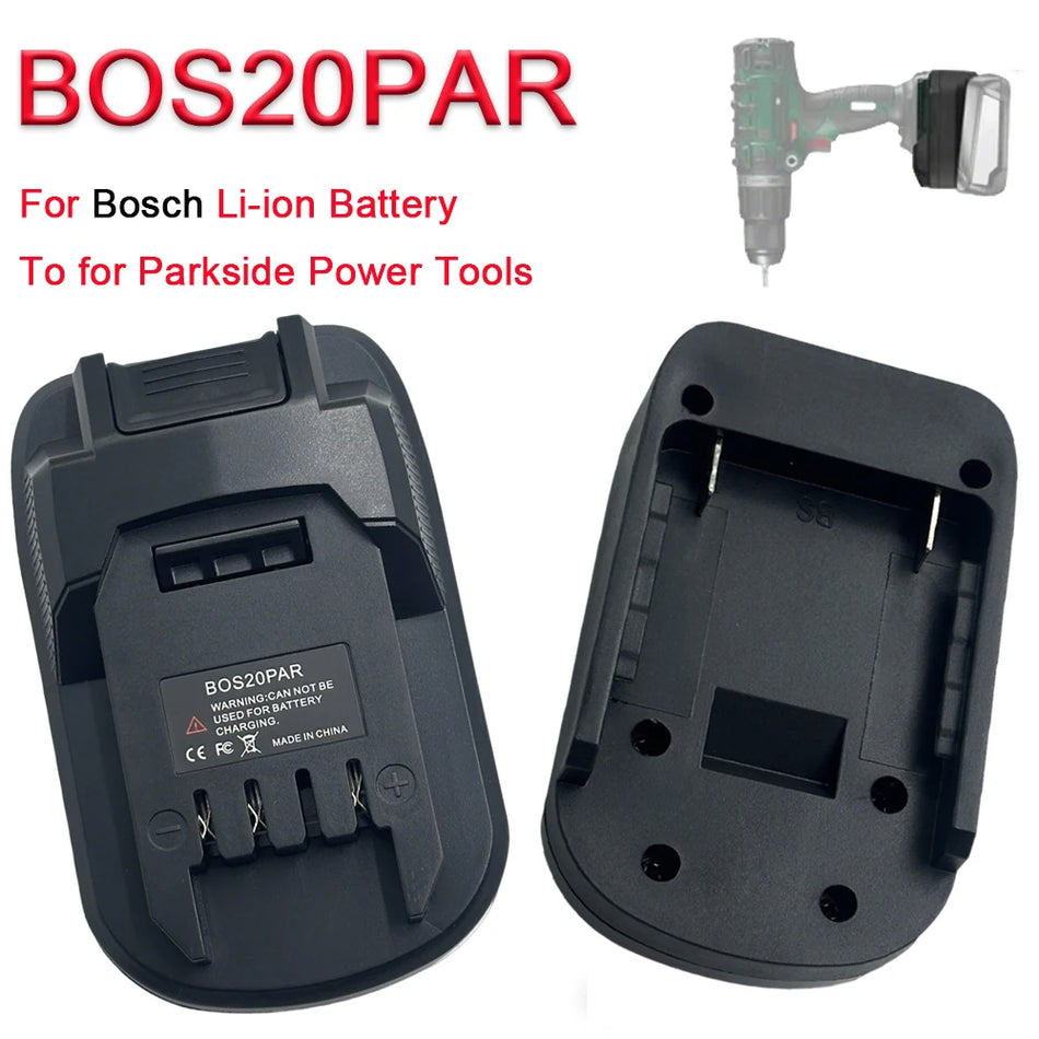 Adaptador de Bateria Para Bosch 18V Para Ferramentas Elétricas Parkside 20V
