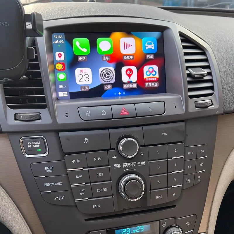 8-calowy radio samochodowe do Buick Regal Opel Insignia 2009-2013 Android 15 nawigacja GPS z Apple Carplay