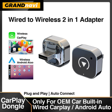 New Wireless CarPlay Android Auto Dongle &ndash; Plug And Play