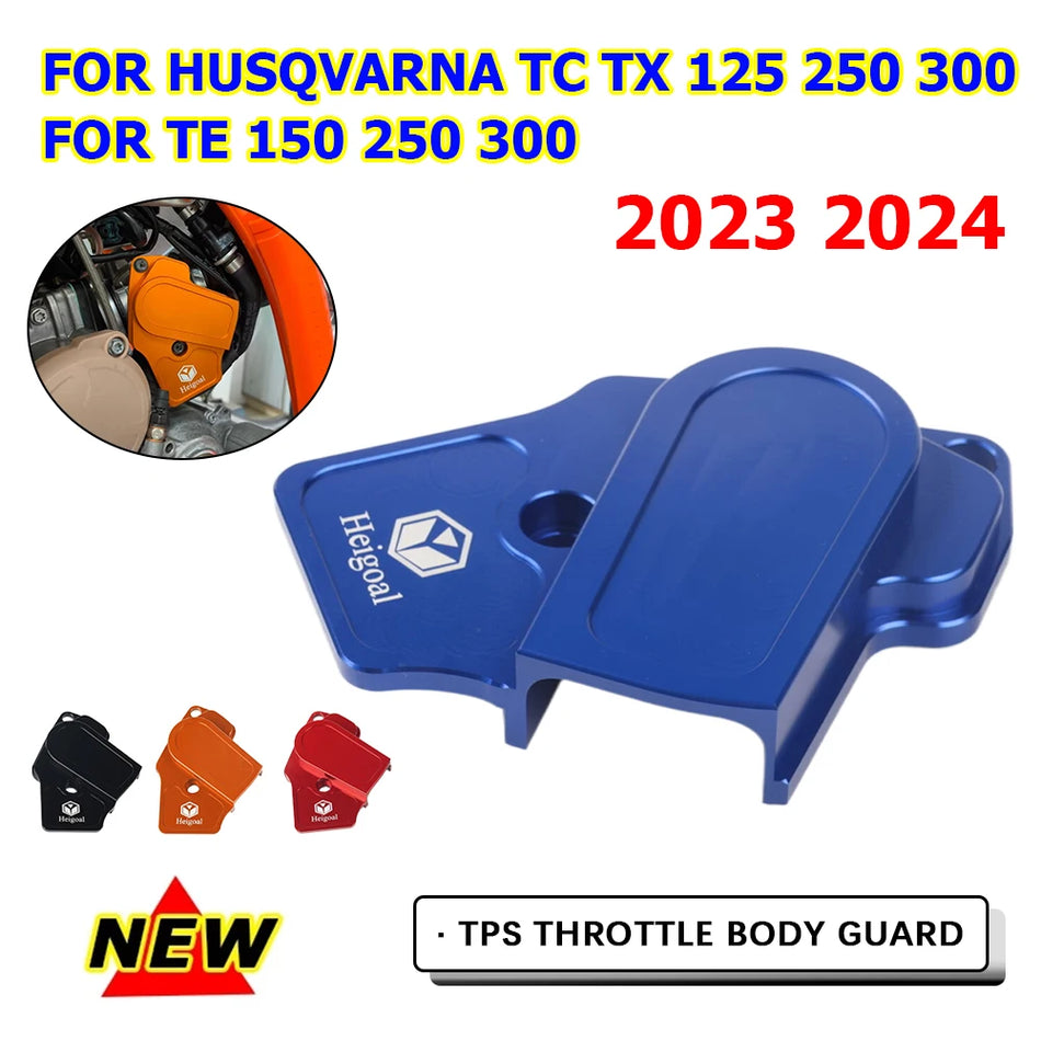 Husqvarna Throttle Body Guard Cover for TC TX 125 250 300 and TE 150 250 300 2023 to 2024 Accessories