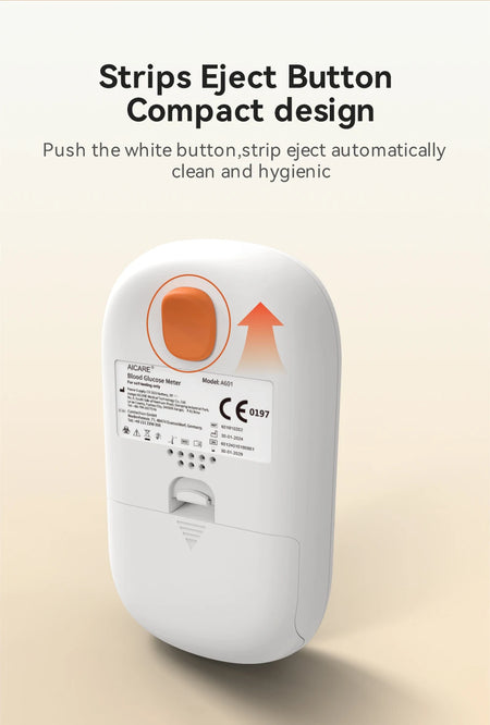 Aicare Blood Glucose Meter &ndash; Portable Accurate Glucometer
