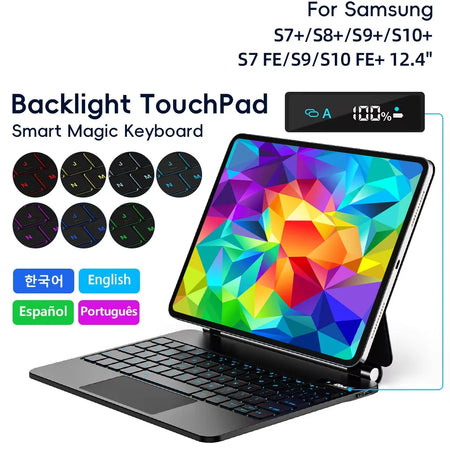 Magic Keyboard Case Galaxy Tab S9 Plus &ndash; Backlit Trackpad