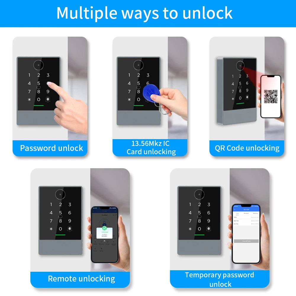 TTLOCK TTHotel Control de Acces Tastatură 13.56Mhz RFID WiFi & BLE Cod ...