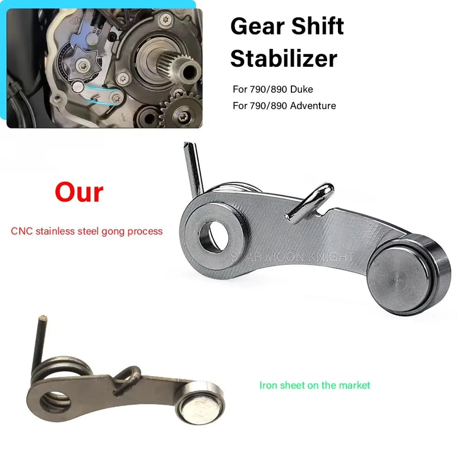 KTM Duke 790 890 Vites Değiştirici Daha Pürüzsüz Vites Kolu Sabitleyici Braketi Macera Motosikletleri İçin Kolay Kurulumlu