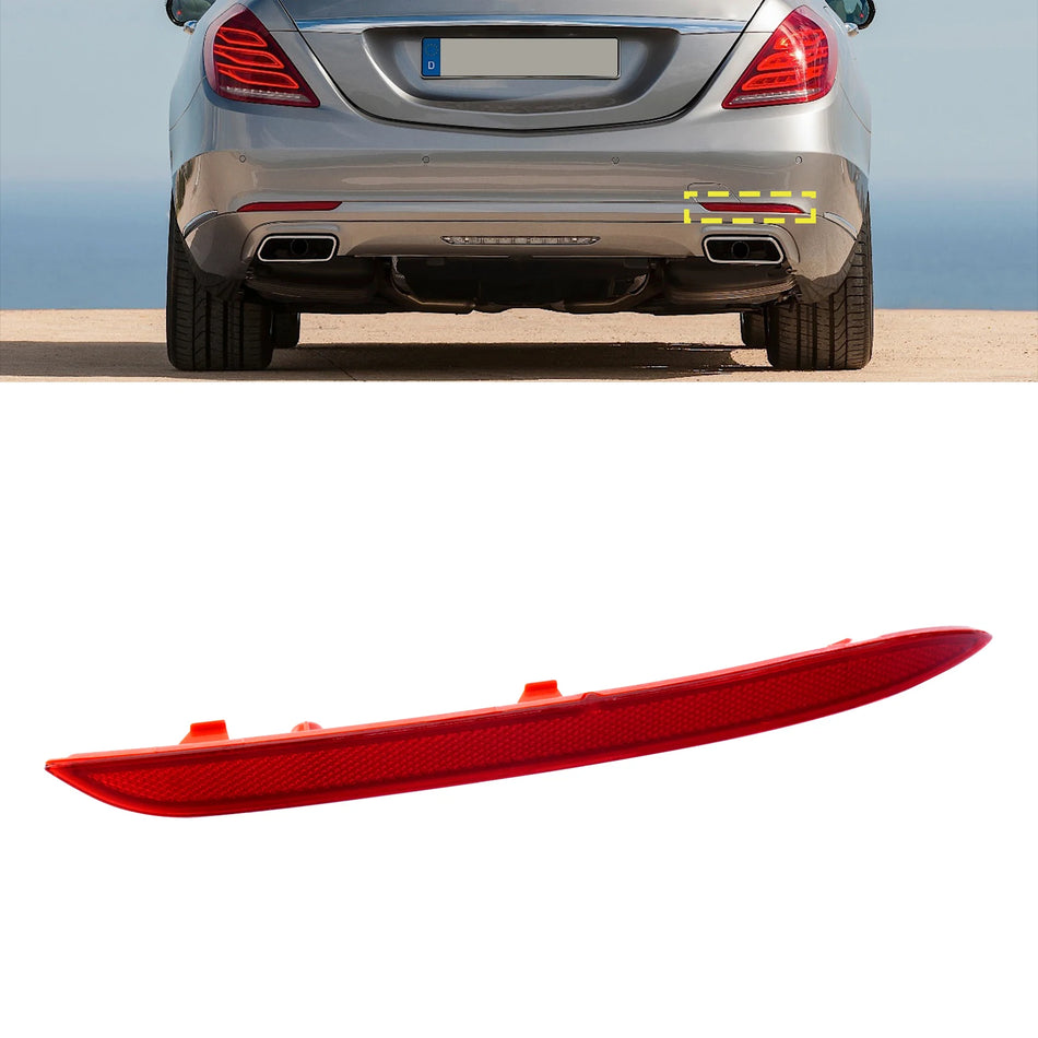 Červený pravý zadní reflektor nárazníku pro Mercedes S-Class W222 přímá náhrada