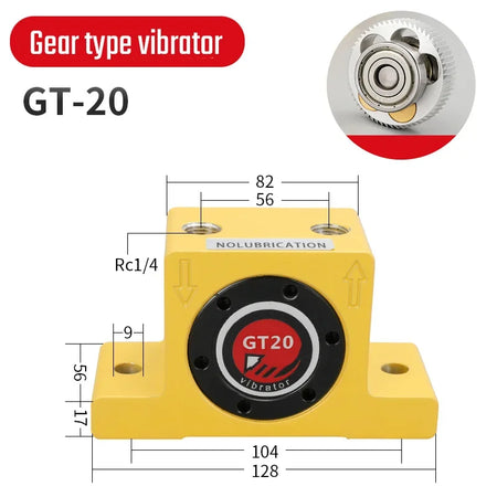 Pneumatic Hammer Vibrator GT4 Gear K8 to 36 &ndash; Ball Gear GT-20