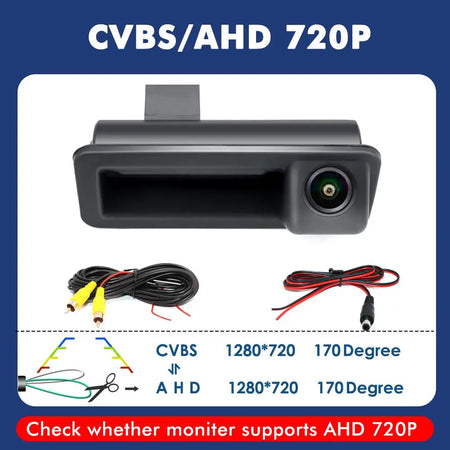 180° 1080P Car Rear View Camera for Ford Focus 2 MK2 Mondeo MK4 S-Max C-Max Kuga MK1 Fiesta MK7 Rover Range Freelander 2 by InterCyprus Trading Ltd