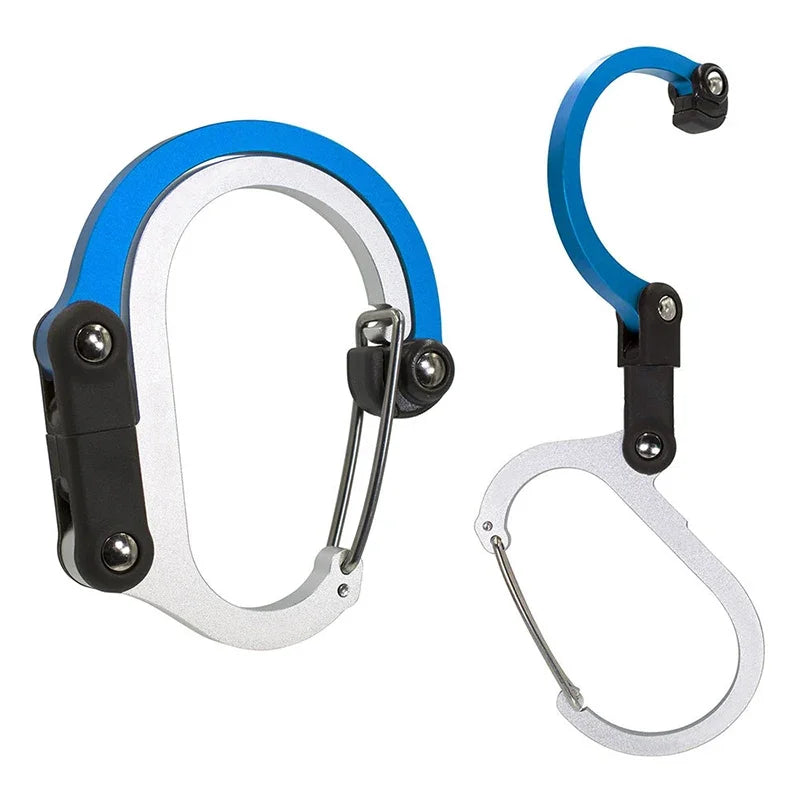 Hybrid Gear Clip Carabiner - 360 Degree Rotating Hook