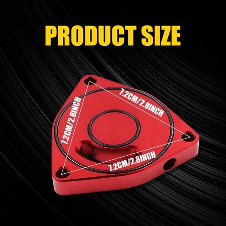 Aluminum BOV Spacer for Hyundai Genesis Coupe Kia 1.6T 2.0T Honda Civic 1.5T by InterCyprus Trading Ltd
