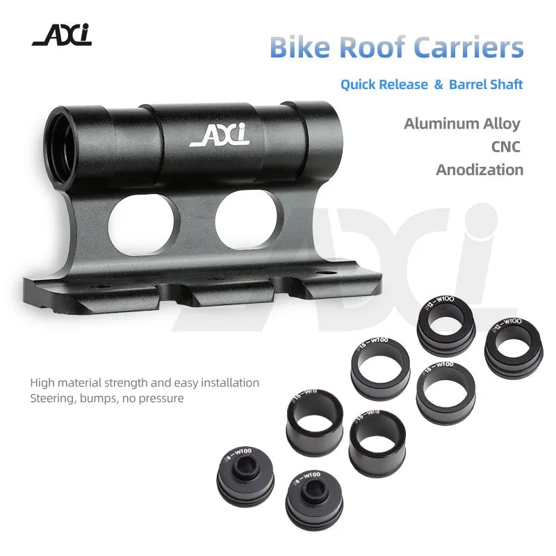 AXI Bike Fork Roof Rack &ndash; Quick Release Thru Axle MTB Mount