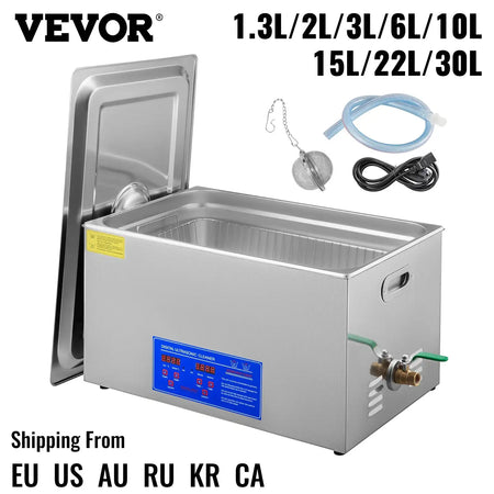 Ultrasonic Cleaner &ndash; Portable Heated Cleaning 10L / GERMANY