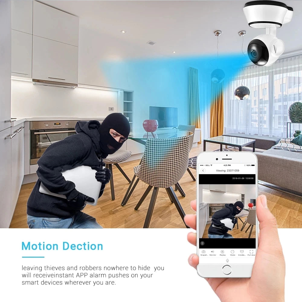 V380 Pro IP Camera &ndash; Smart HD Wireless Auto Human Tracking