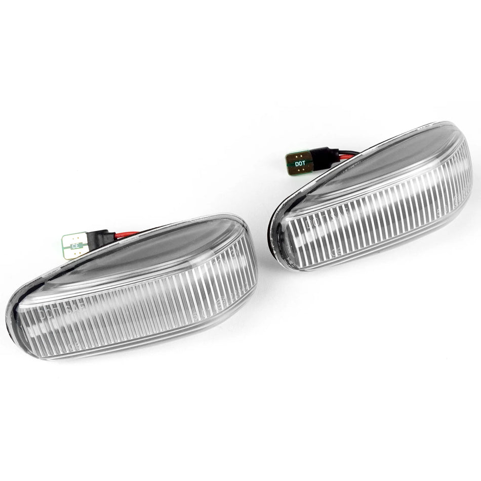 Klares Amber-LED-Seitenmarkierungslicht für Mercedes-Benz C208 W210 R170 Sprinter