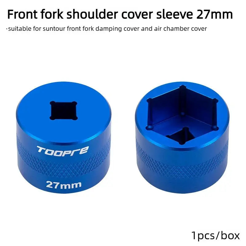 TOOPRE Bicycle Front Fork Shoulder Cover Disassembly Socket Bicycle Suspension Fork Upper Cover Wrench Maintenance Tool by InterCyprus Trading Ltd