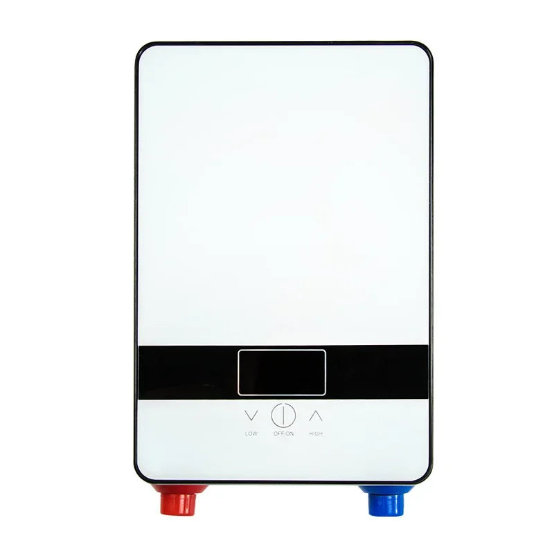 Tankless Water Heater - Instant 6500W Hot Water On Demand White