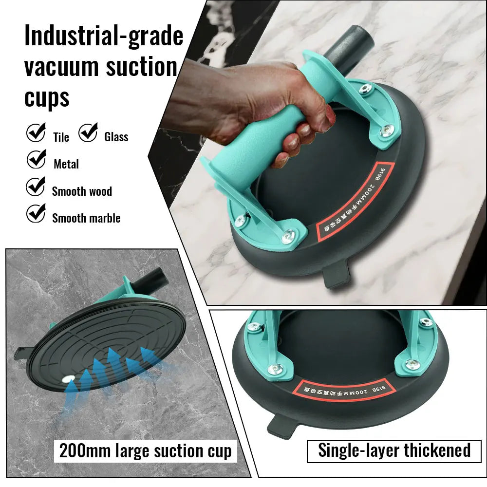 8 Inch Vacuum Suction Cup &ndash; 200 Kg Capacity Lifter