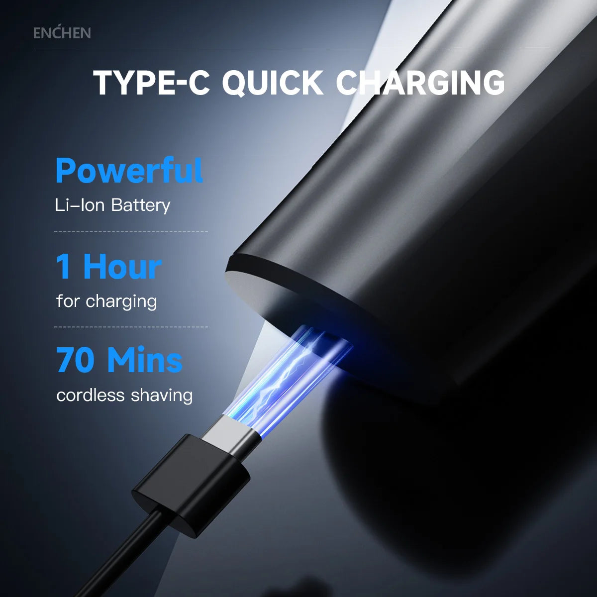 ENCHEN BlackStone Max 3D Rotary Electric Shaver and Beard Trimmer