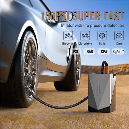 12V Multifunctional Car Jump Starter &amp; Air Pump