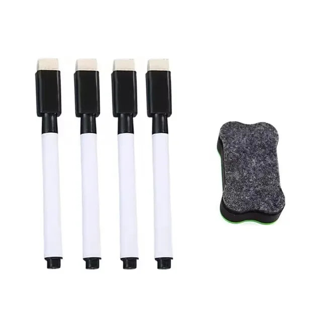 Reusable Montessori Practice Maze Book for Kids: Concentration &amp; Pen Control Training 4 pens eraser