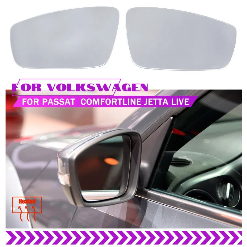 Apkures kreisā vai labā spoguļa stikls VW Jetta Mk6