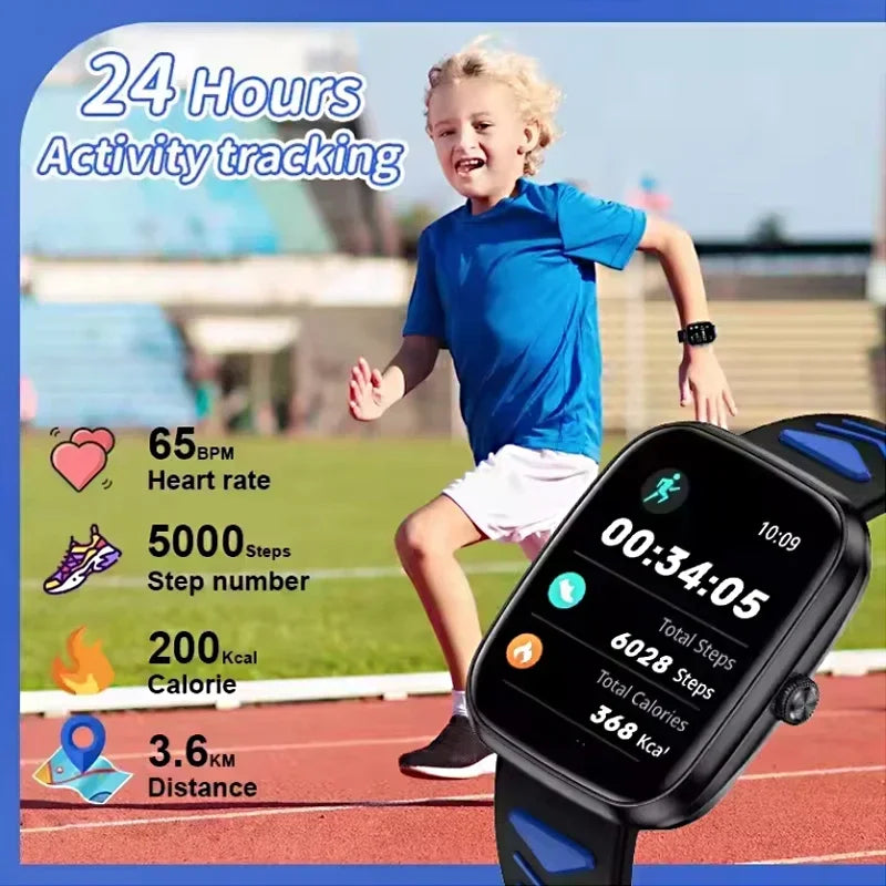 Luxuglow Kids Smart Watch &ndash; HD 1.75 Inch Touch Screen