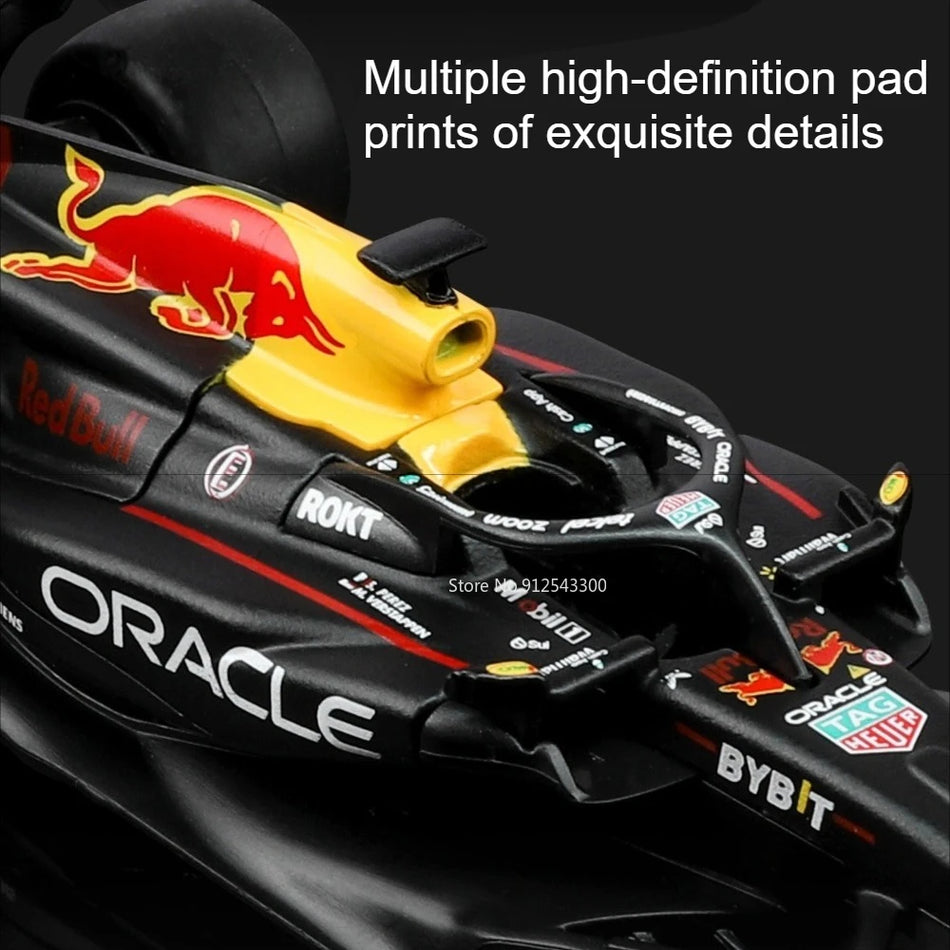 Model de mașină RB19 din metal la scară 1:43, ornament de colecție din aliaj