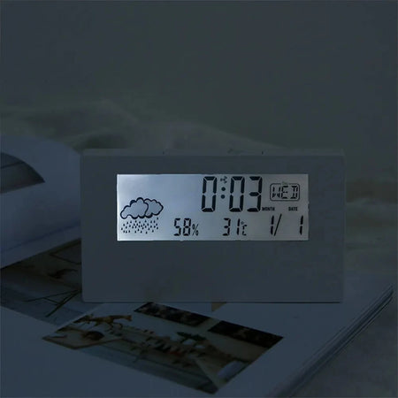 Multifunctional LCD Alarm Clock
